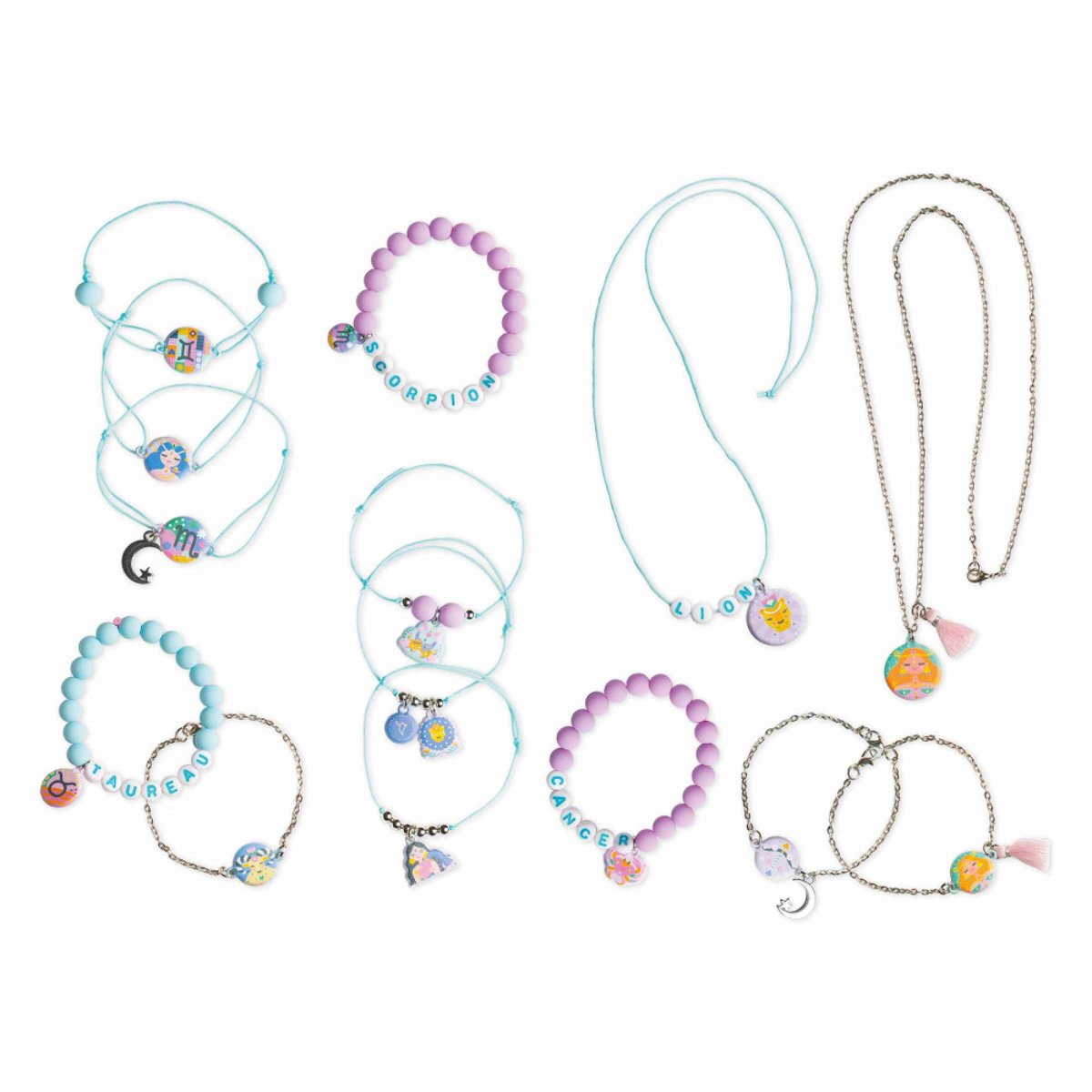 14 Bijoux Astro A Creer multicolore, JANOD