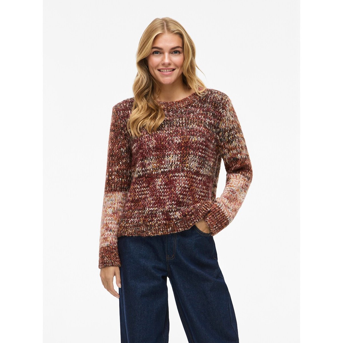 Multicolour Chunky Knit Jumper multi-coloured, VILA