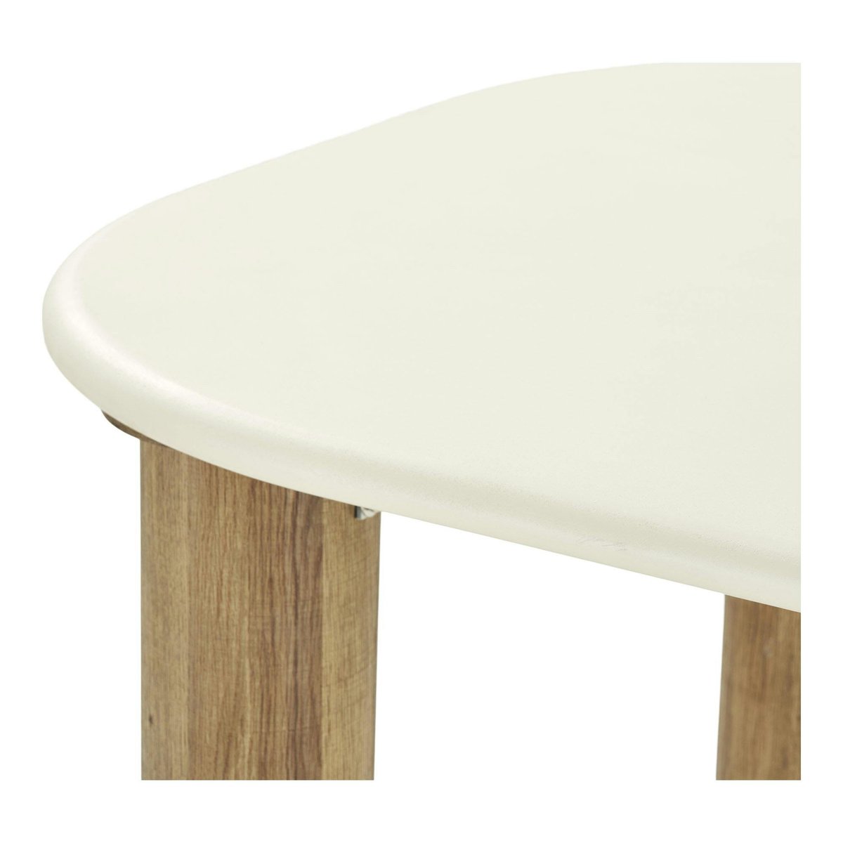 Table à manger aspect ciment clair 240 cm KNOX beige, PIER IMPORT