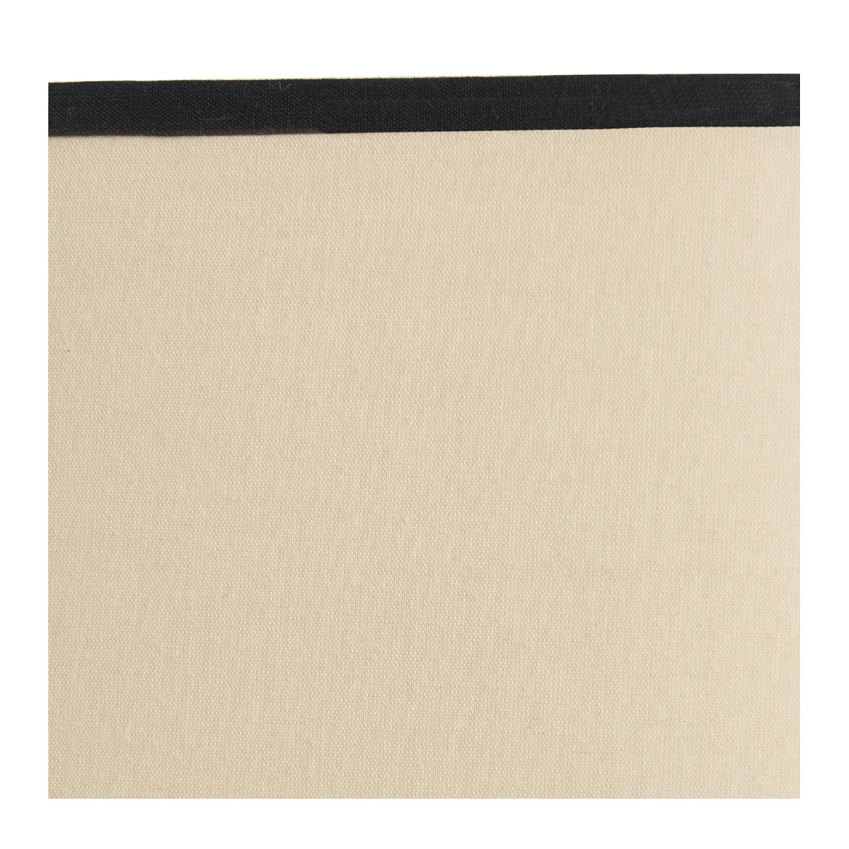 Abat-jour en coton beige, BLANC D’IVOIRE