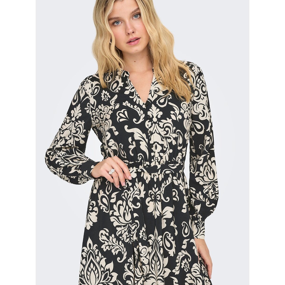 V-Neck Mini Dress black, JDY