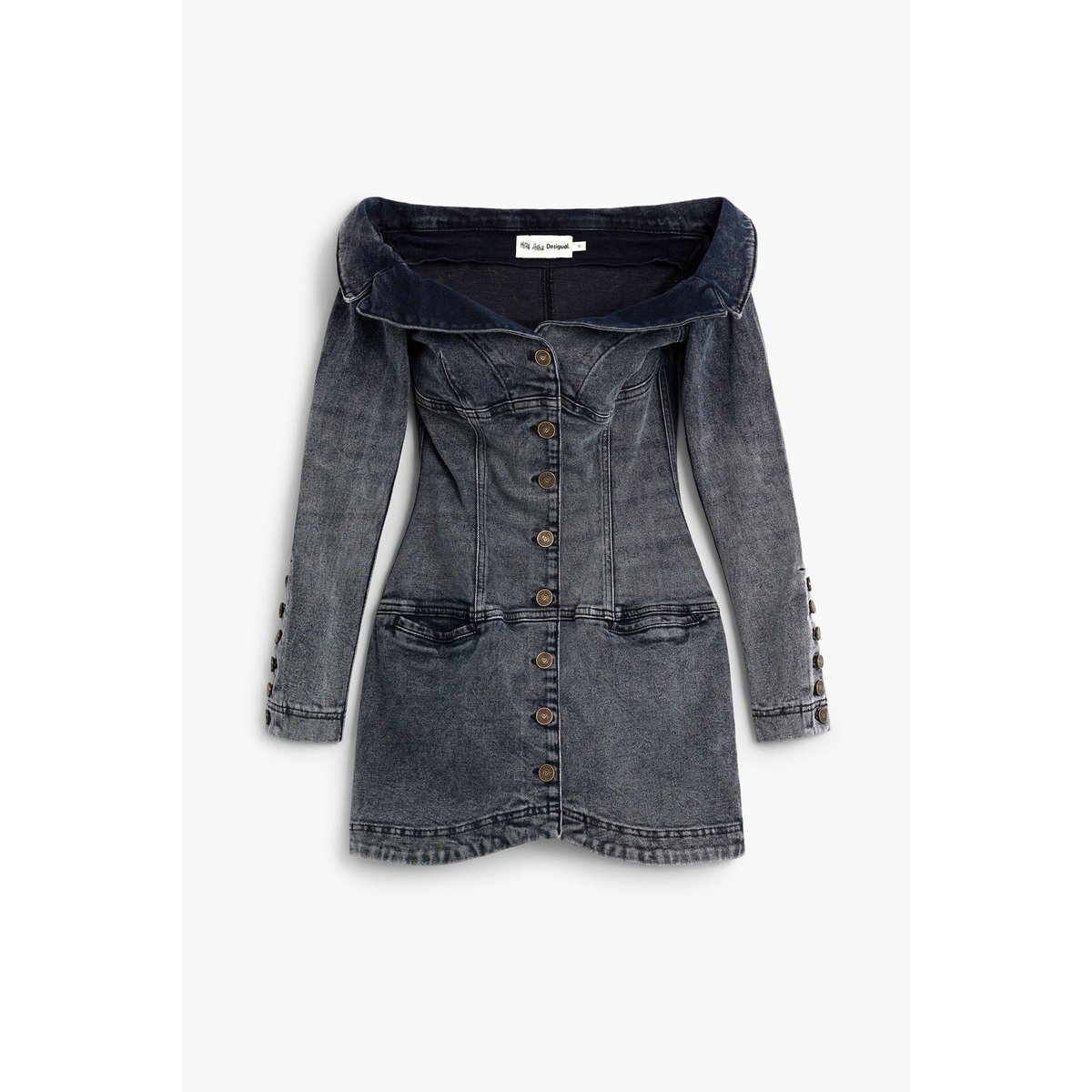 Robe en jean masha popova noir, DESIGUAL