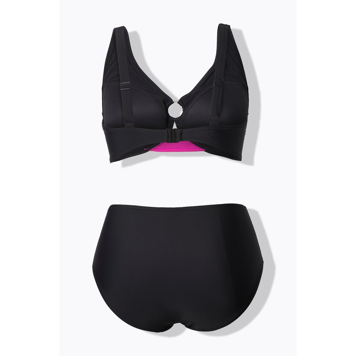 Bikini, anneau décoratif, bonnets souples noir, ULLA POPKEN