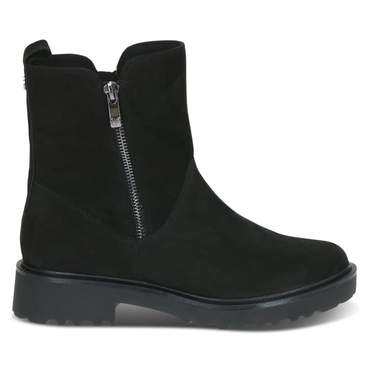 Bottine en cuir noir nubuck, CAPRICE