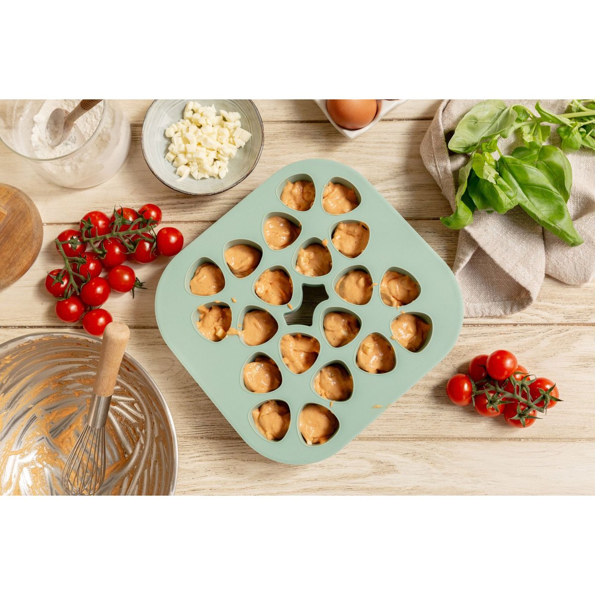 Moule mini multiportions silicone 20X35ml vert sauge, BEABA