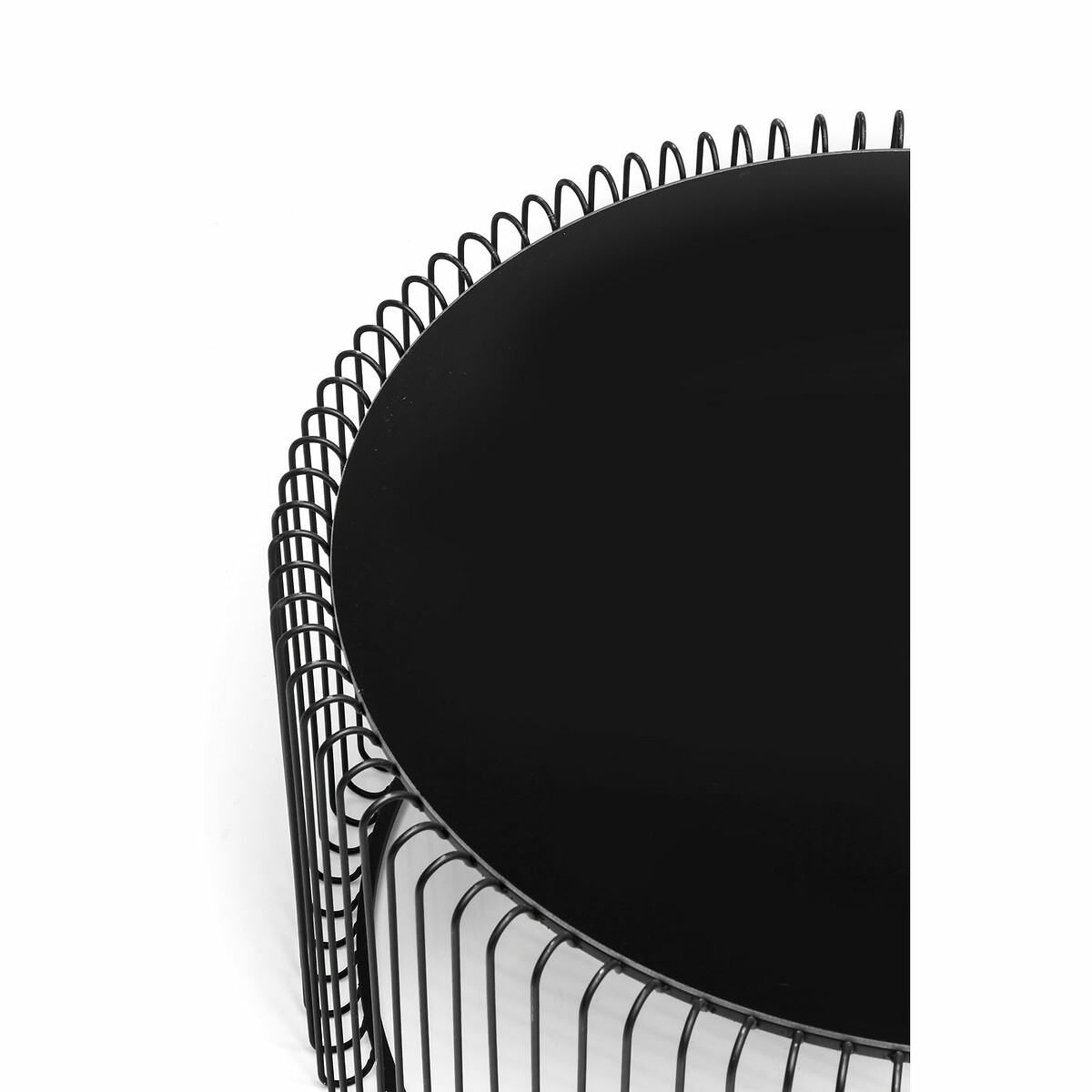 Tavolino da caffè Wire nero (2/set) nero , KARE DESIGN