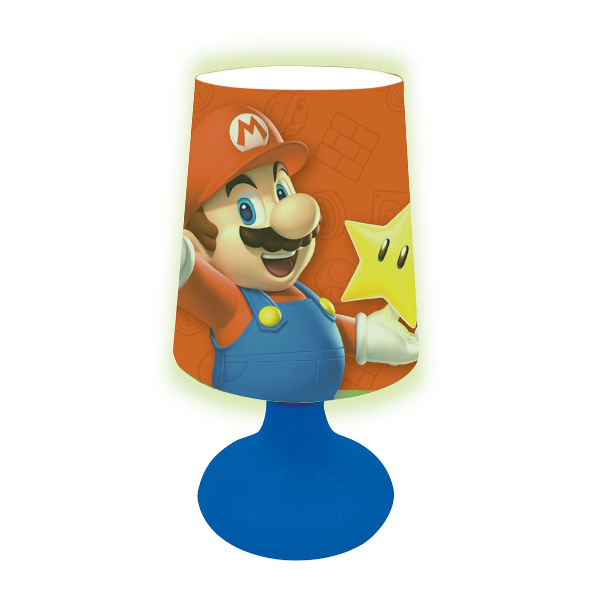Mini lampe de chevet veilleuse sans fil Super Mario multicolore, LEXIBOOK