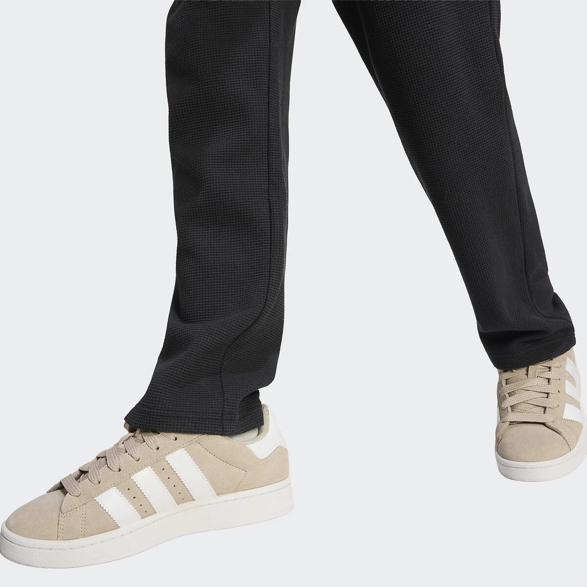 Trainingshose aus Waffelpiqué schwarz, adidas Originals