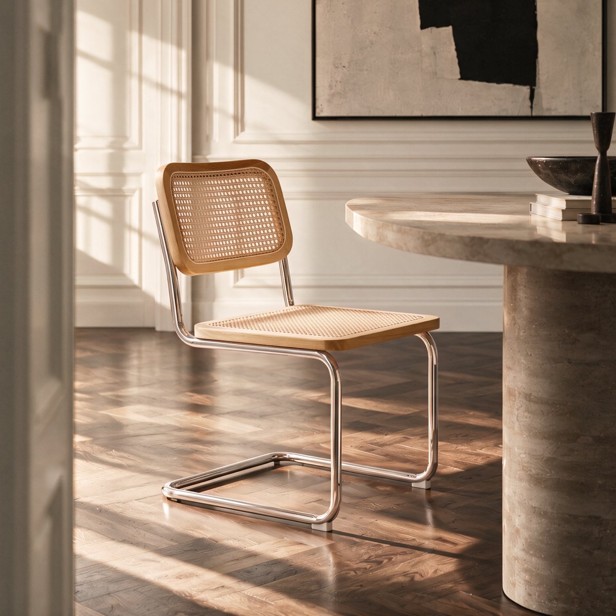 Lot de 2 chaises en rotin BRENT rotin clair, SIA HOME