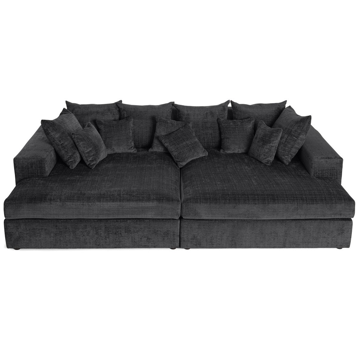 Canapé fixe 4 places - COLLINS gris, BEST MOBILIER
