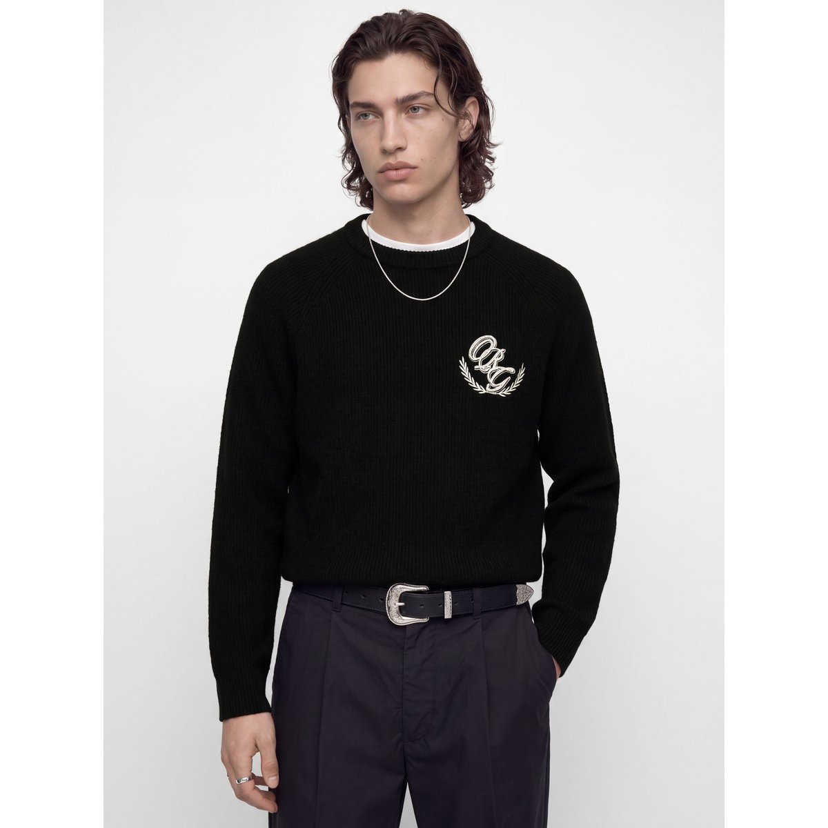 Pull En Maille black 1, JACK & JONES