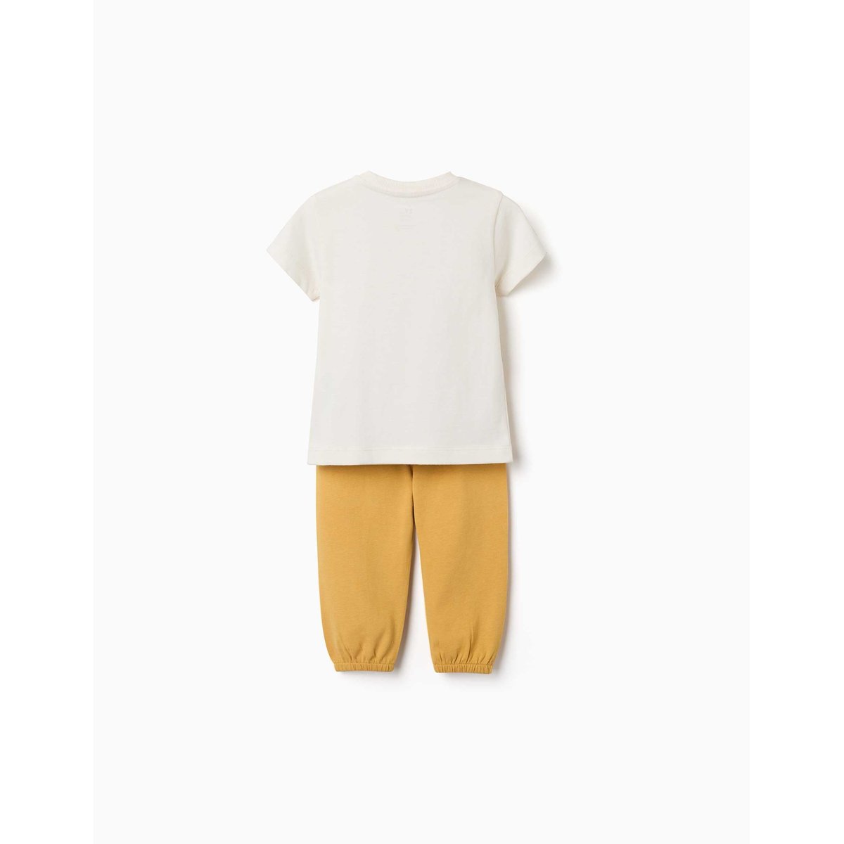 Pyjama à manches courtes avec imprimé voitures de course blanc, ZIPPY