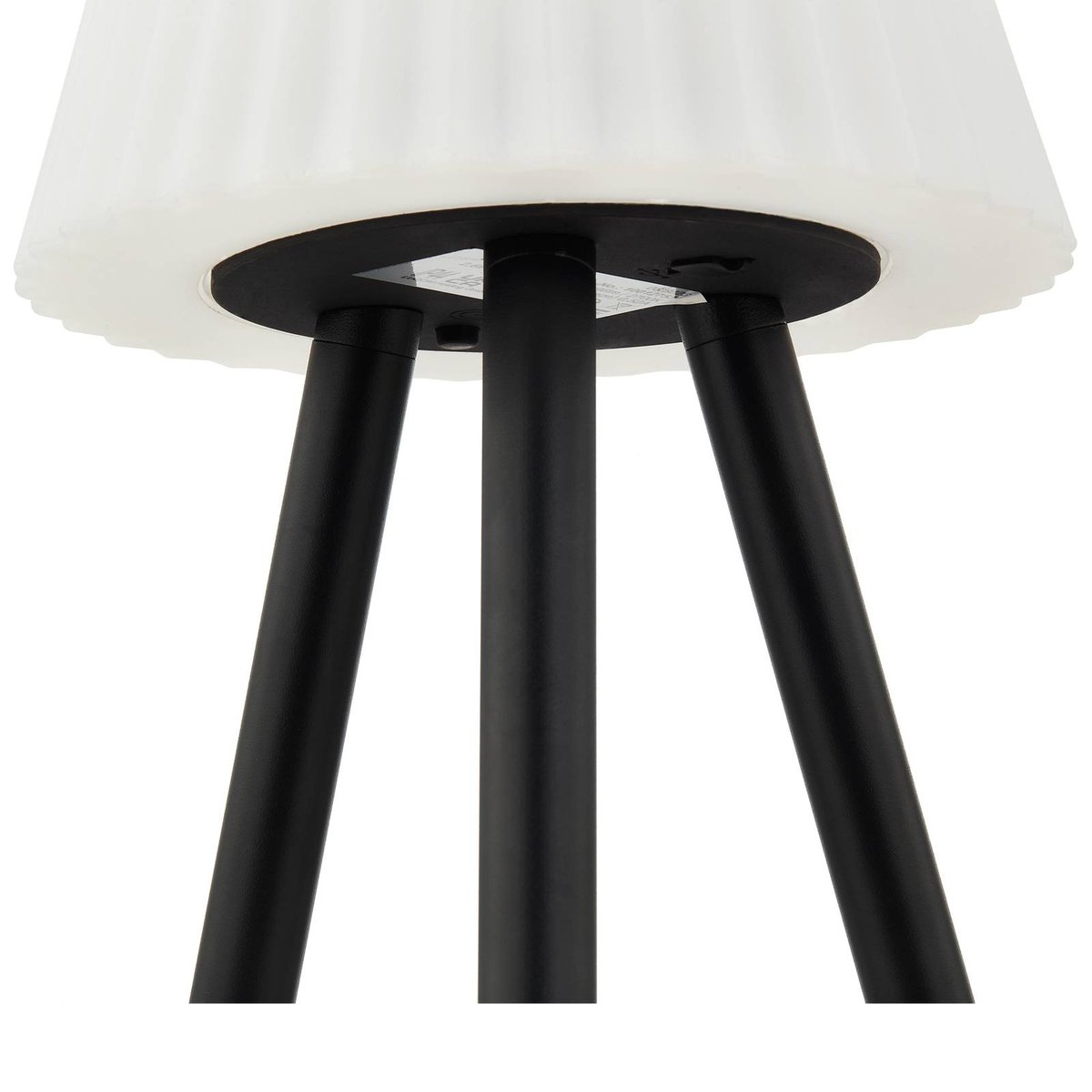 Luminaire de terrasse LED, Jaimy blanc, noir, LINDBY