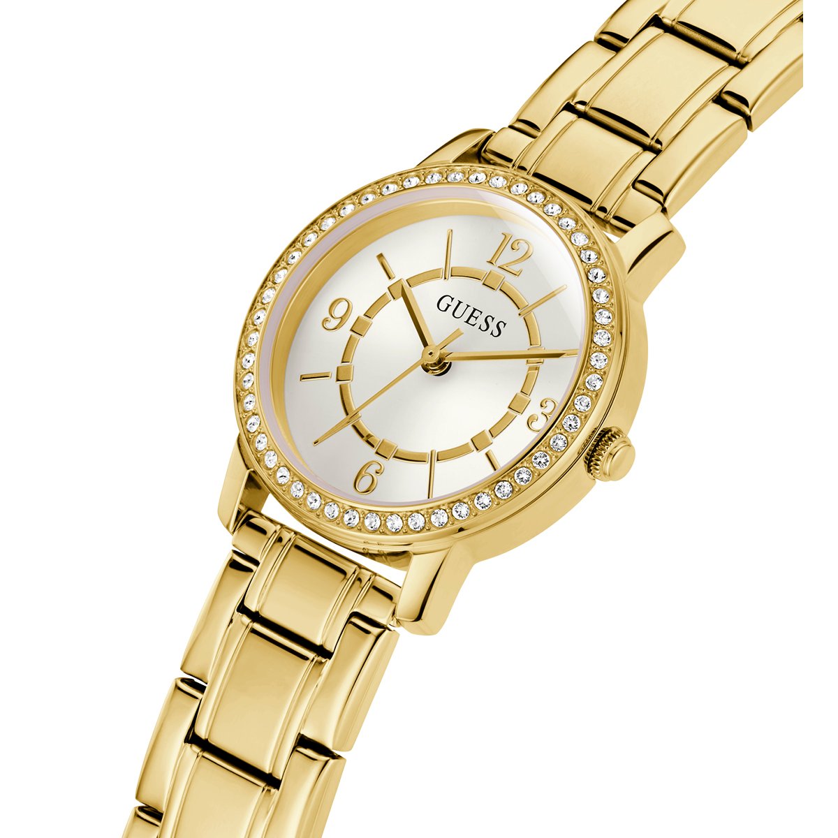 Montre Analogique  LADIES DRESS doré blanc doré, GUESS