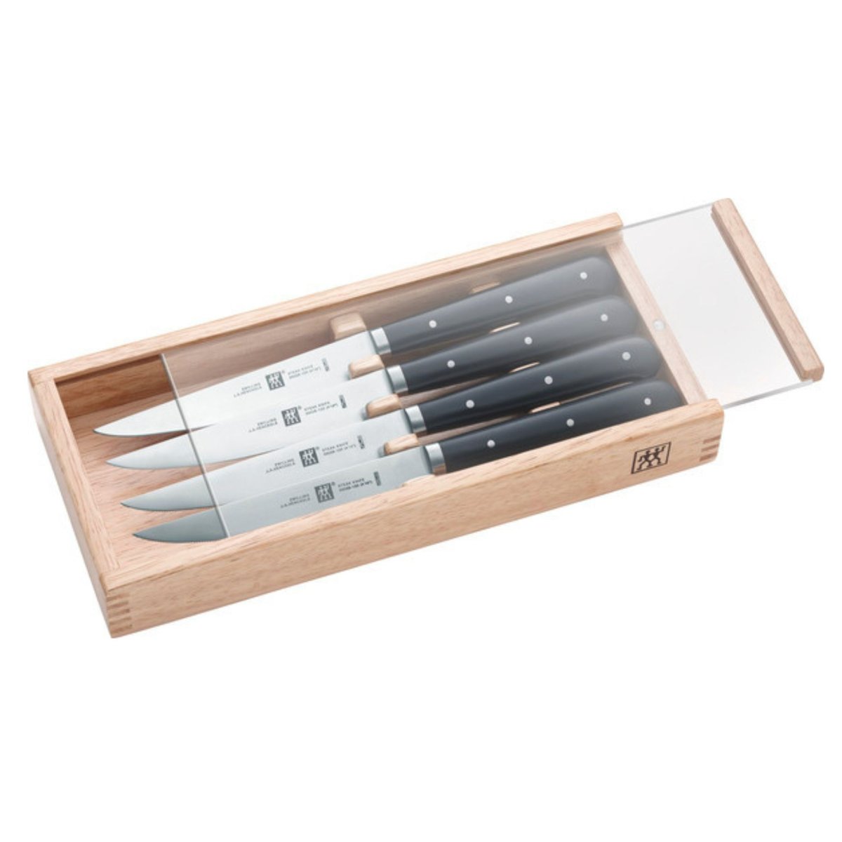 Couteaux à steak 6-pcs noir, ZWILLING