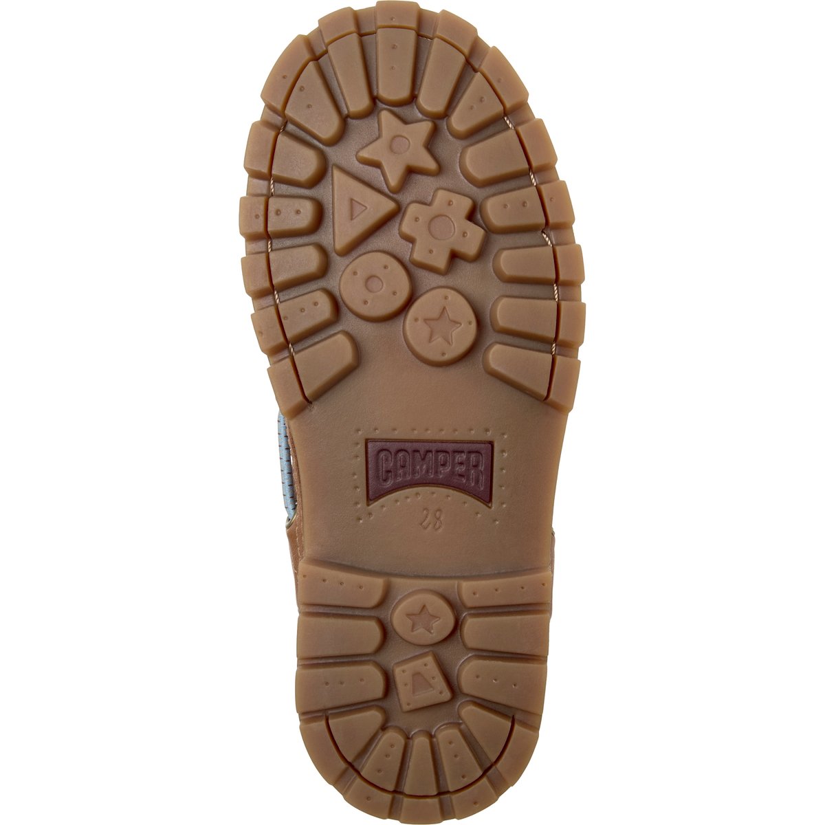 Derbies Compas Twins Smooth Leather brun 007, CAMPER