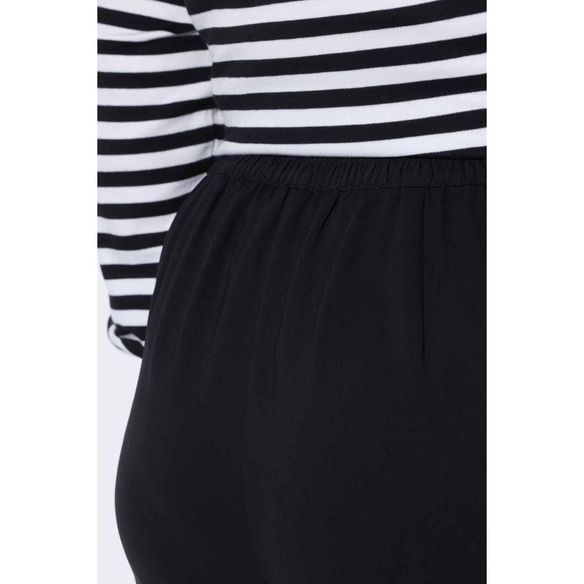 Pantalon avec taille confortable noir, ULLA POPKEN