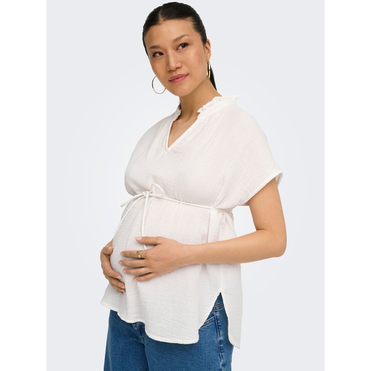 Blouse cloud dancer, ONLY