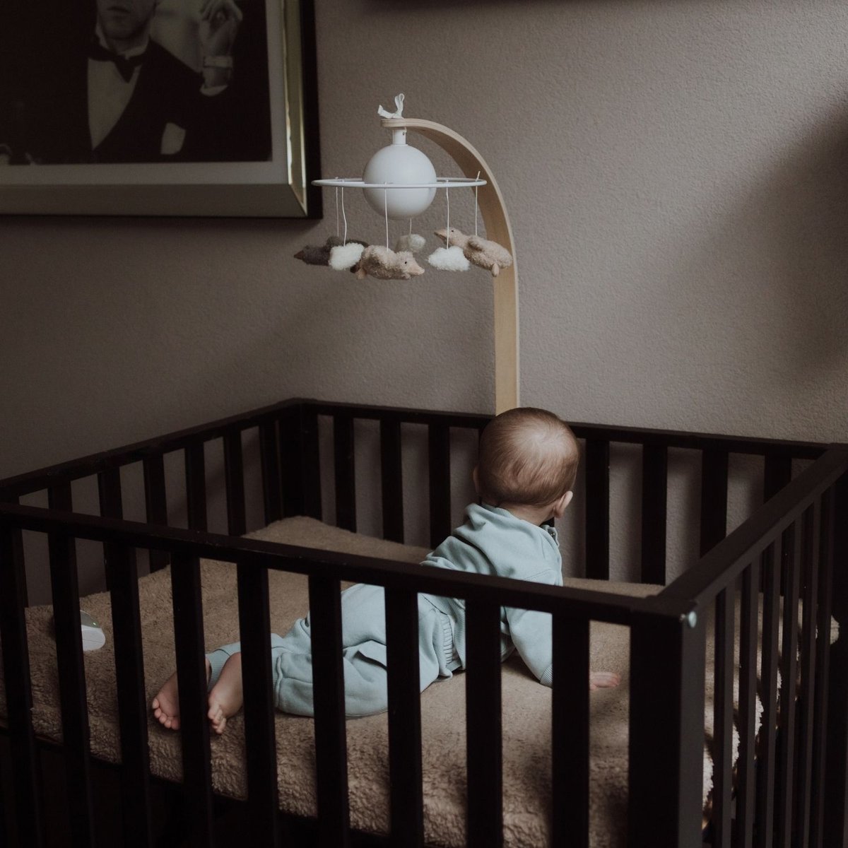 Mobile pour bébé blanc, FLOW
