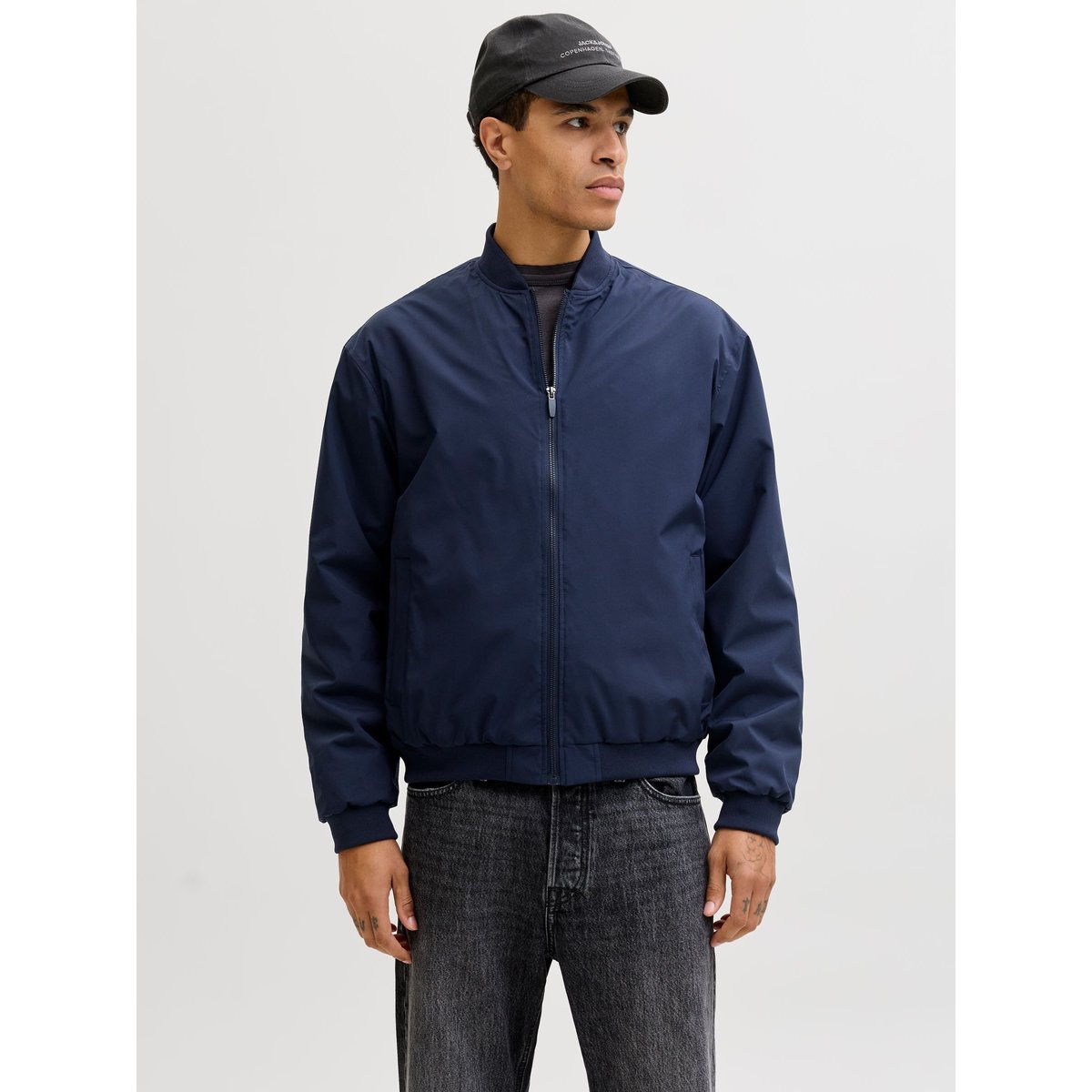 Veste Bomber navy blazer 1, JACK & JONES