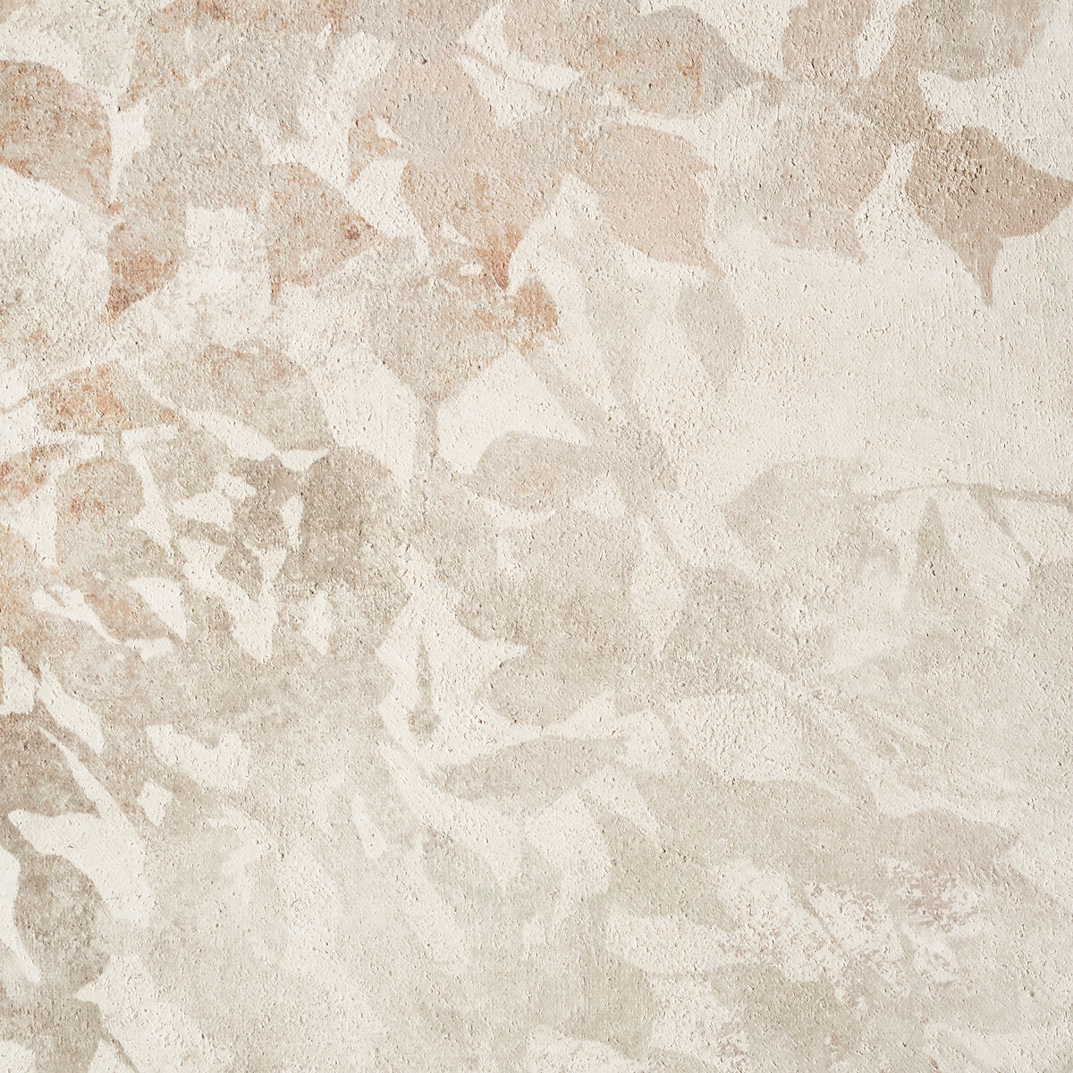 100cm White and Natural Floral Square Canvas with Natural Frame natural/white, ÉDITÉ