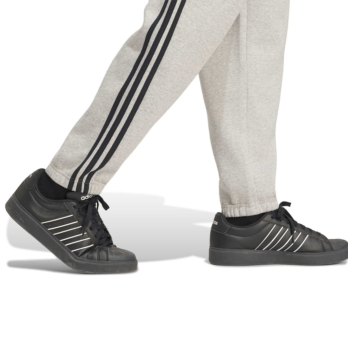 Pantalon de survêtement, ESSENTIALS gris chiné, ADIDAS SPORTSWEAR