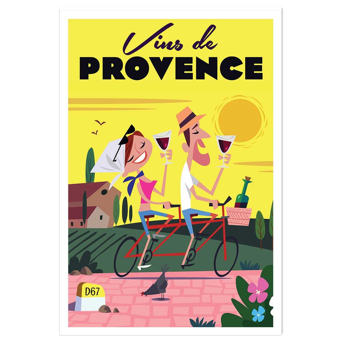 Affiche ViVe la ProVence affiche seule, HEXOA