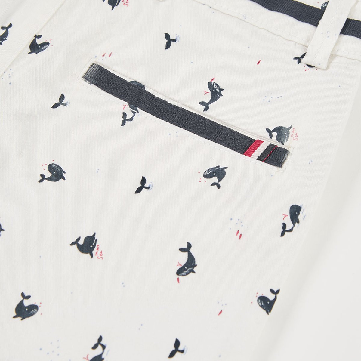 Short en coton imprimé multicolore, BOBOLI