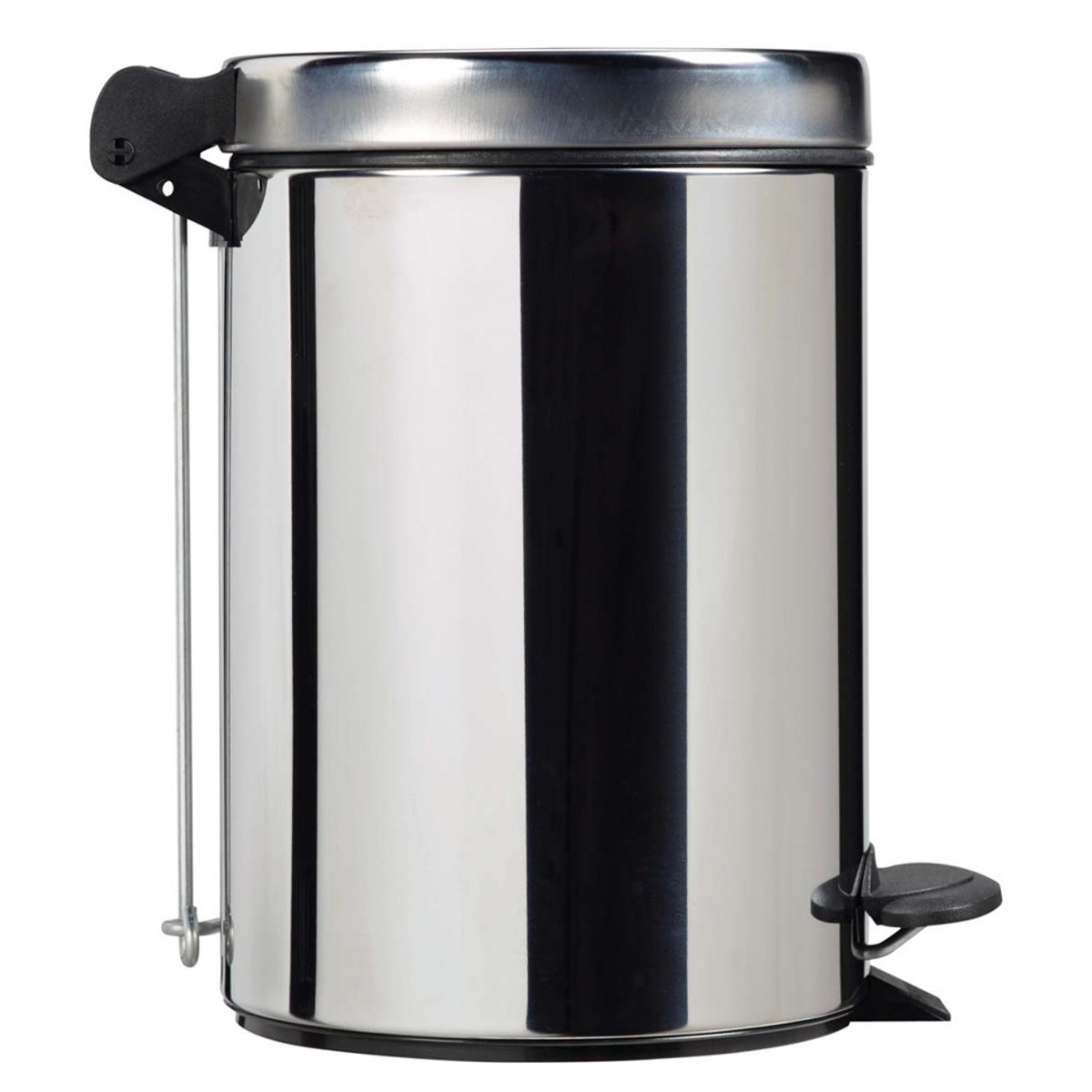 Poubelle de salle de bains à pédale 3L Fabriqué en France - CYJEU inox, ROSSIGNOL