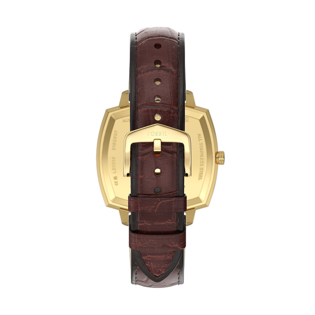 Montre Analogique MACHINE LUXE doré bleu marron, FOSSIL