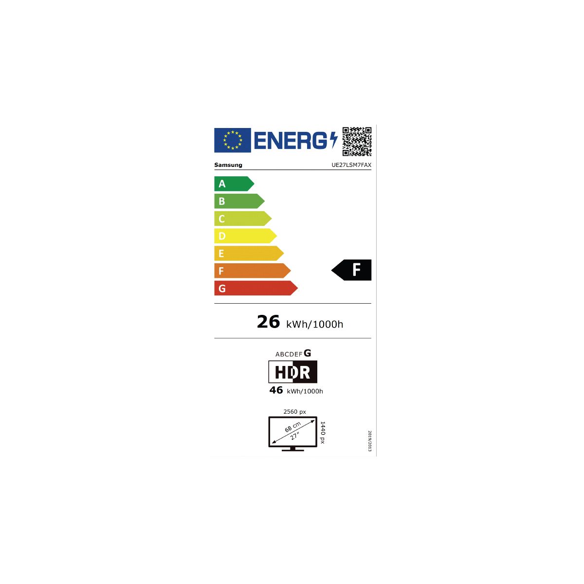TV LED The Movingstyle (2026) 27" (68 cm) - 120 Hz, Smart TV, écran tactile couleur unique, SAMSUNG