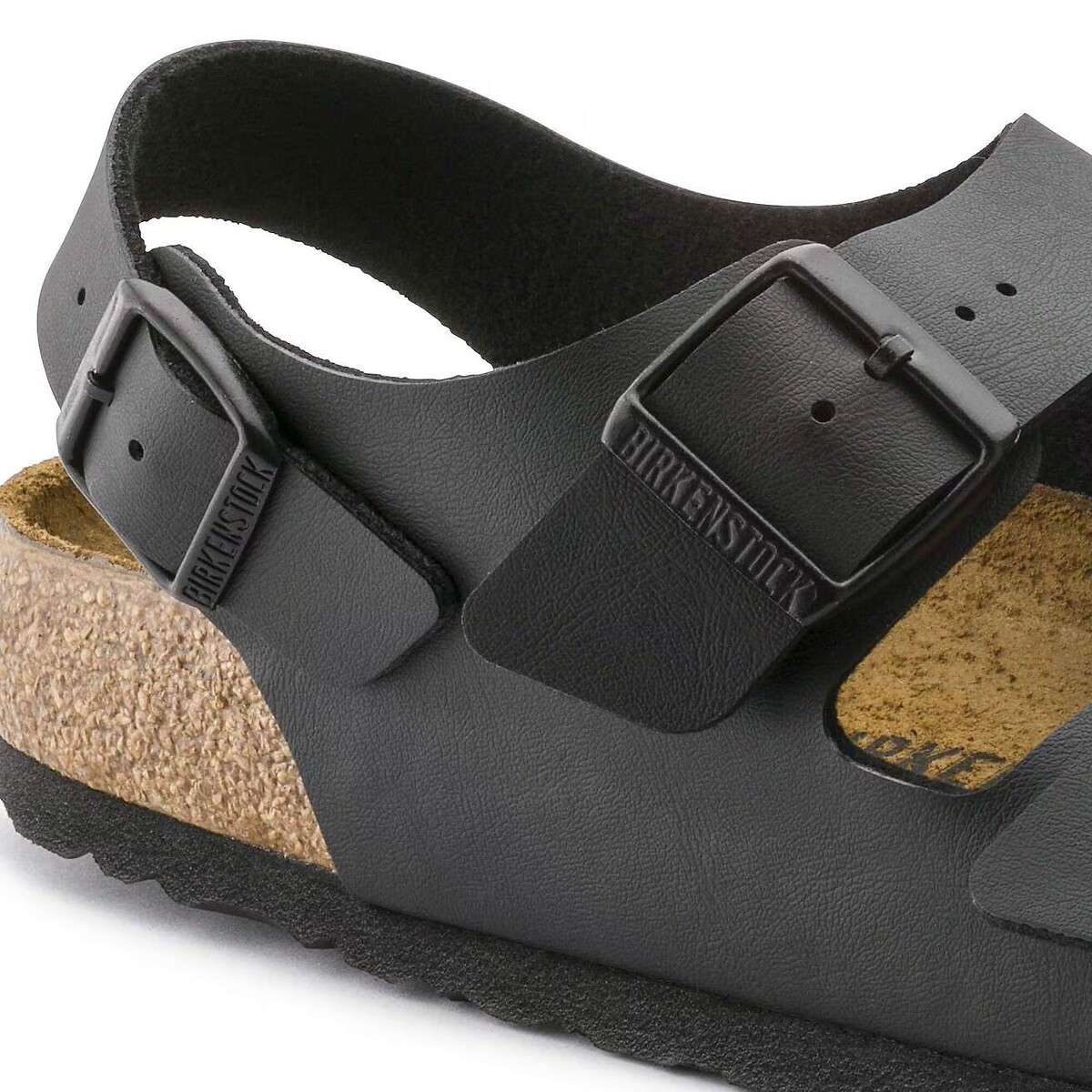 Sandales MILANO avec bride arrière noir, BIRKENSTOCK