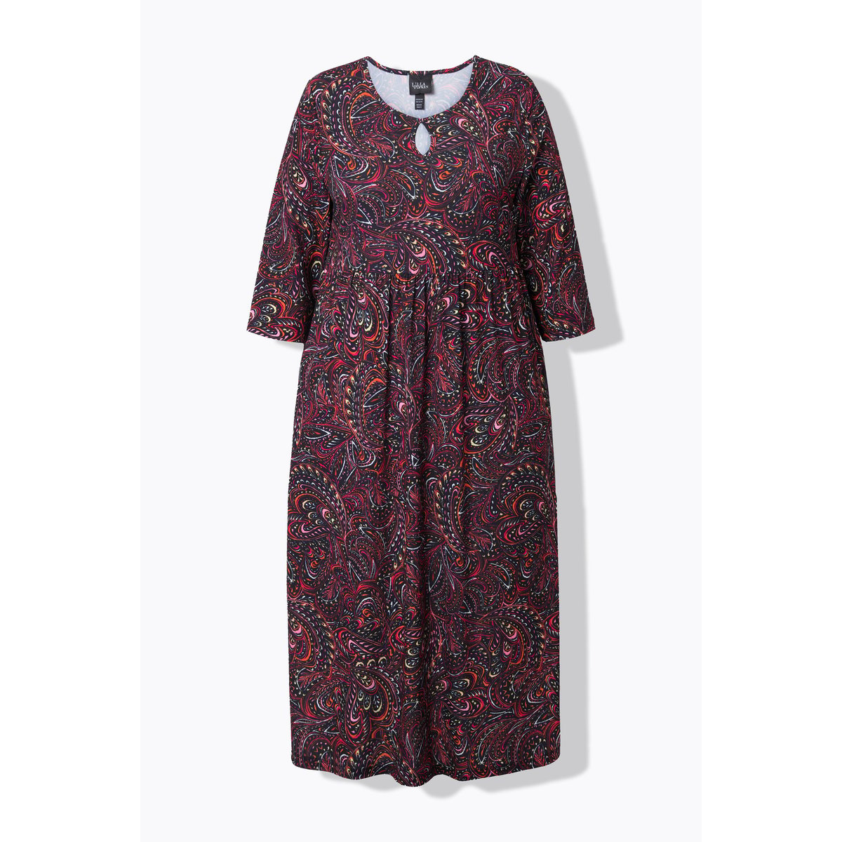Robe maxi en jersey, avec poches noir, ULLA POPKEN
