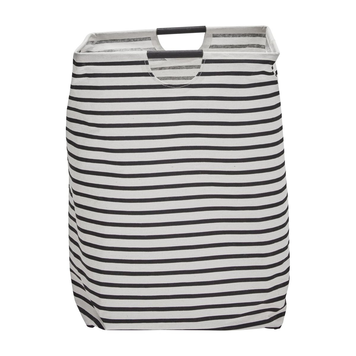 Sac à linge Canva noir, HOUSE DOCTOR