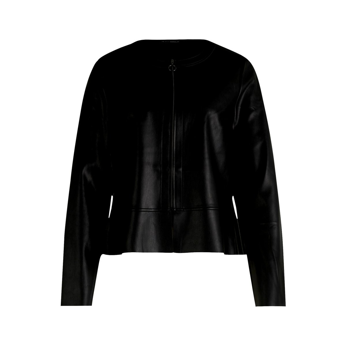 Blazer court à fermeture zippée noir, BETTY BARCLAY