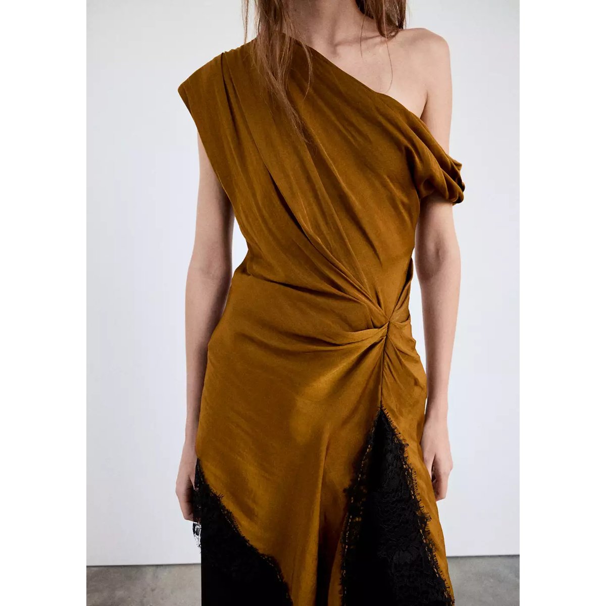 BLOUSE RUCHITA-X moutarde, MANGO