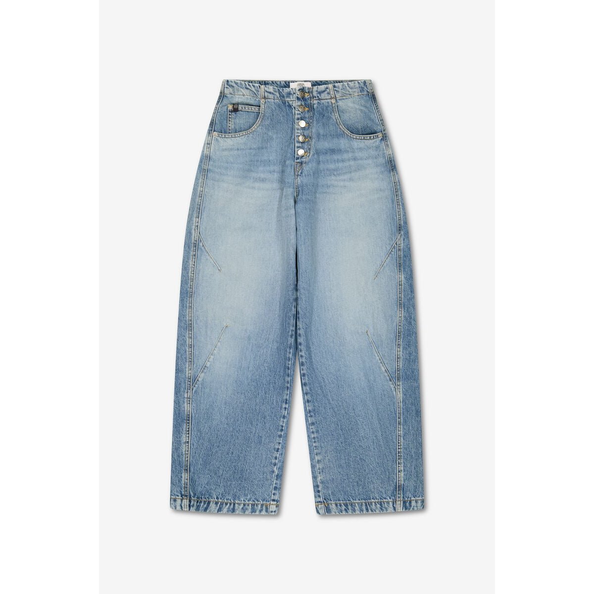 Jeans loose, large , longueur 34 blue, LE TEMPS DES CERISES
