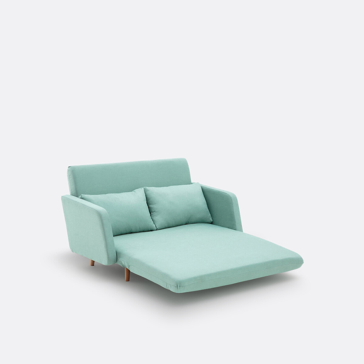 Canapé convertible tissu texturé 2 places, Cosico céladon, LA REDOUTE INTERIEURS