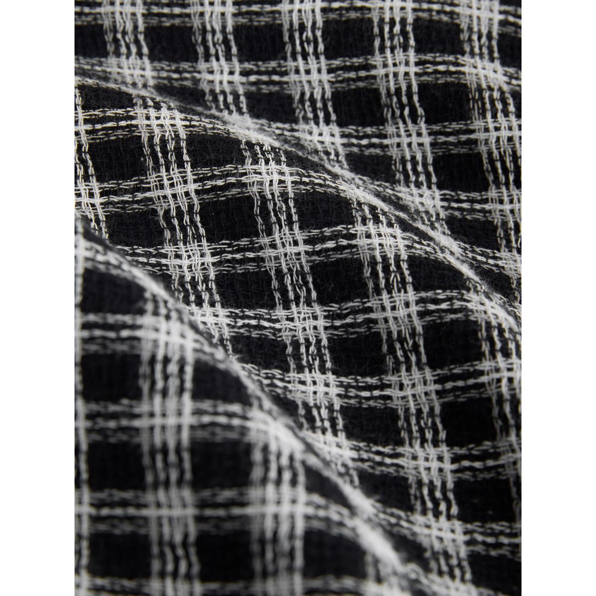 Chemise manches longues à petits carreaux bleu, NEXT