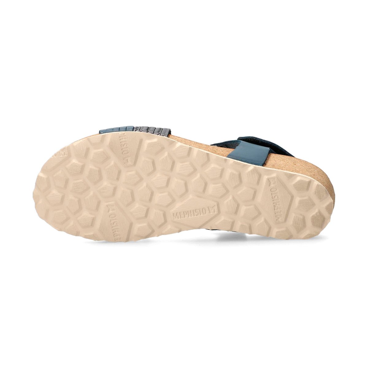 Sandales en cuir RENZA bleu 5137, MEPHISTO