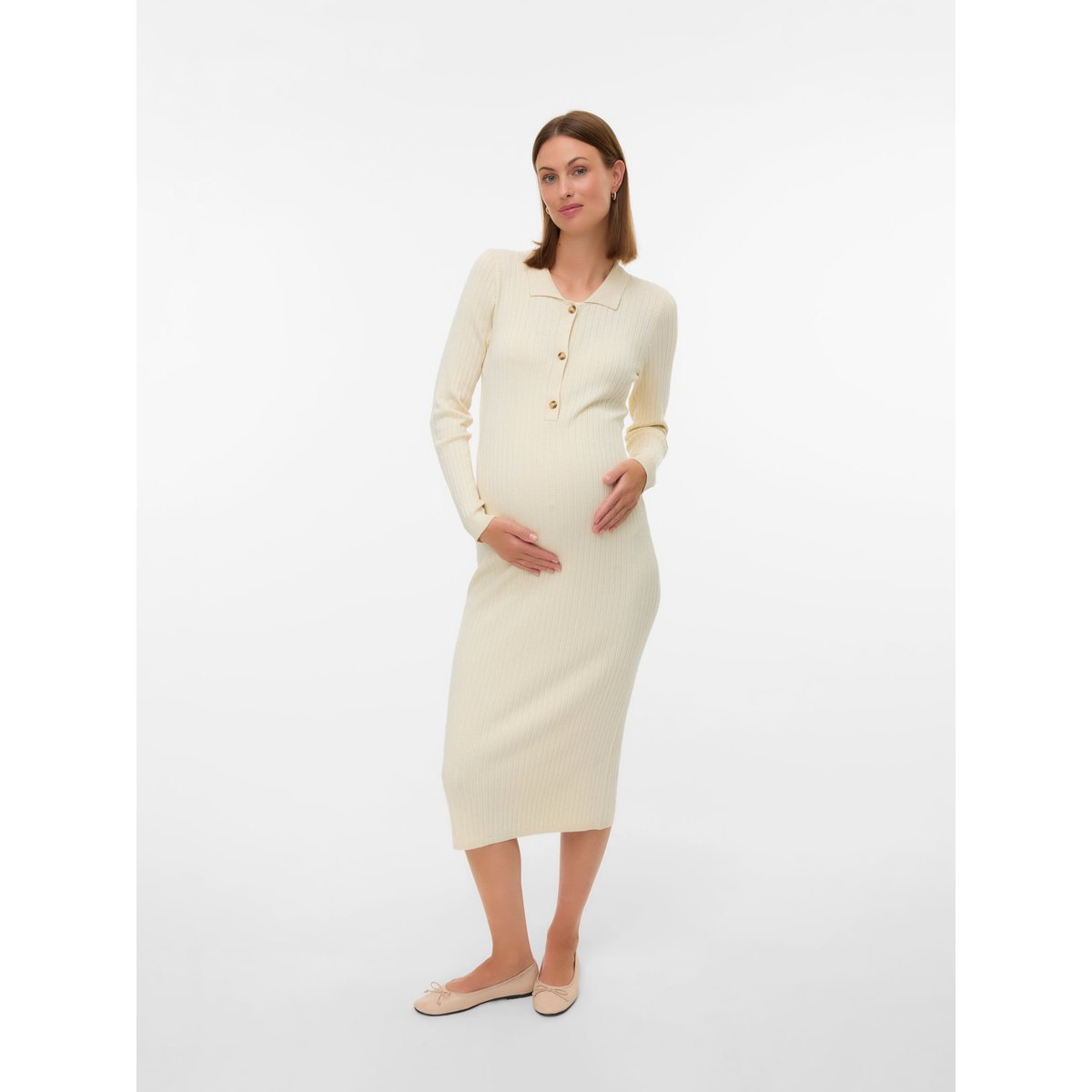 Robe En Maille birch, MAMA LICIOUS