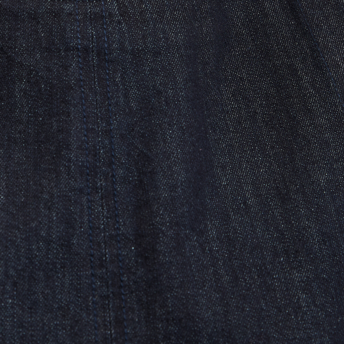 Top sans manches en denim, col rond bleu brut, LA REDOUTE COLLECTIONS