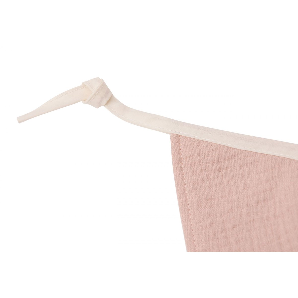 Guirlande de fanions rose, écru, JOLLEIN