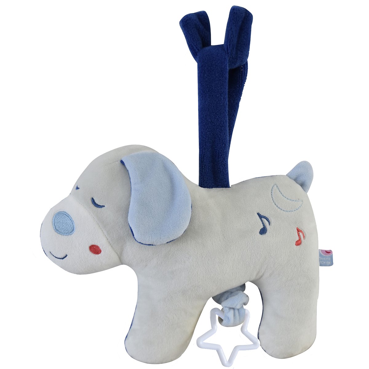 Jouet musical chien bleu, SUCRE D'ORGE