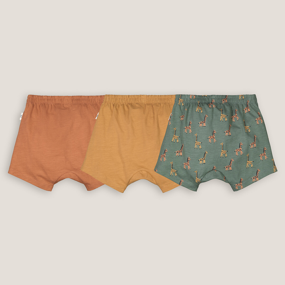 Set van 3 shorts gemengd, LA REDOUTE COLLECTIONS