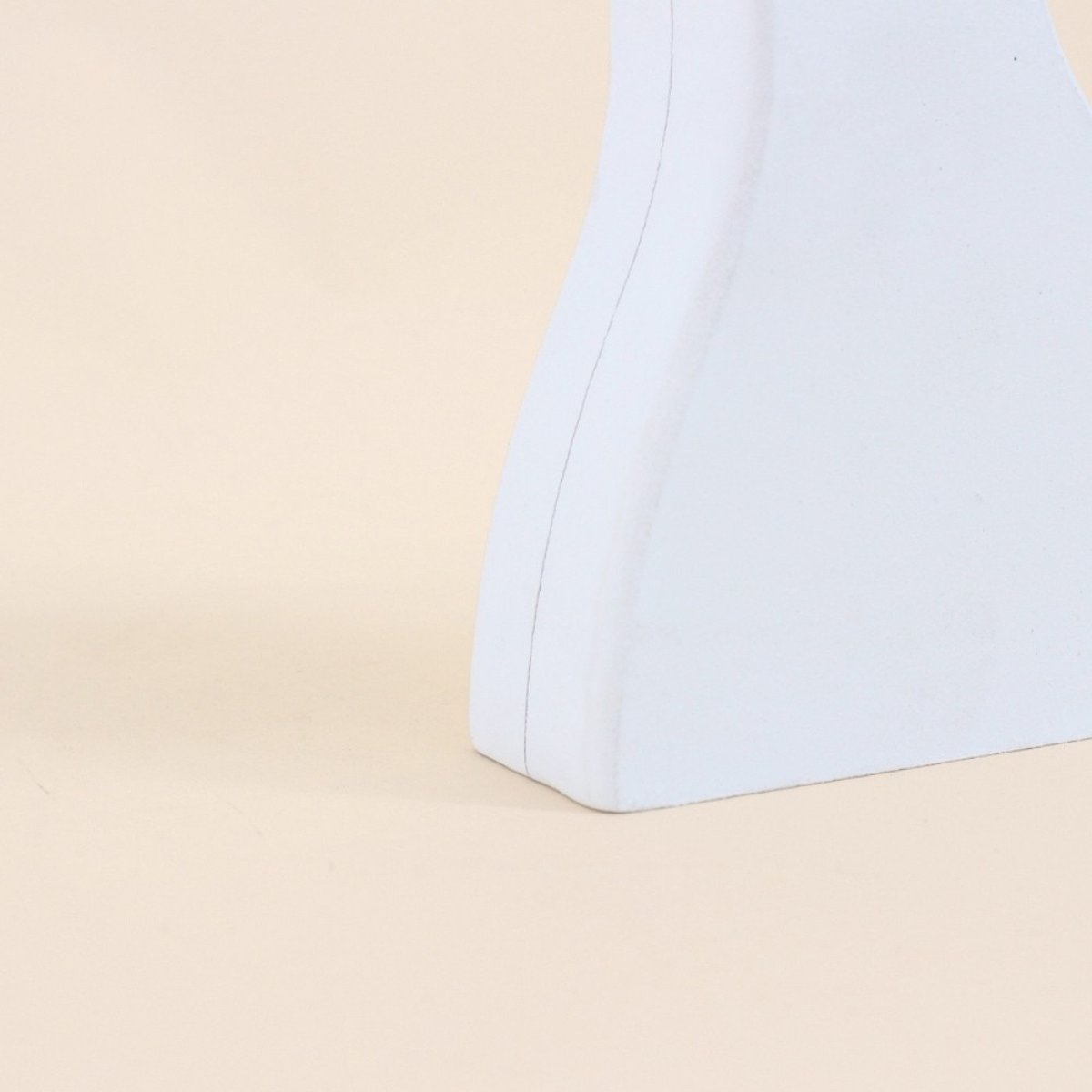 Set de 2 bougeoirs design terracotta - blanc, ORNAMI