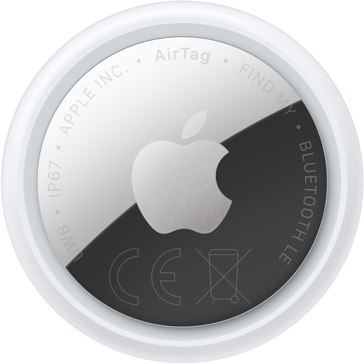 Tracker GPS AirTag 2, traceur haute précision pour retrouver vos clés, sacs et objets via l'App Localiser couleur unique, APPLE