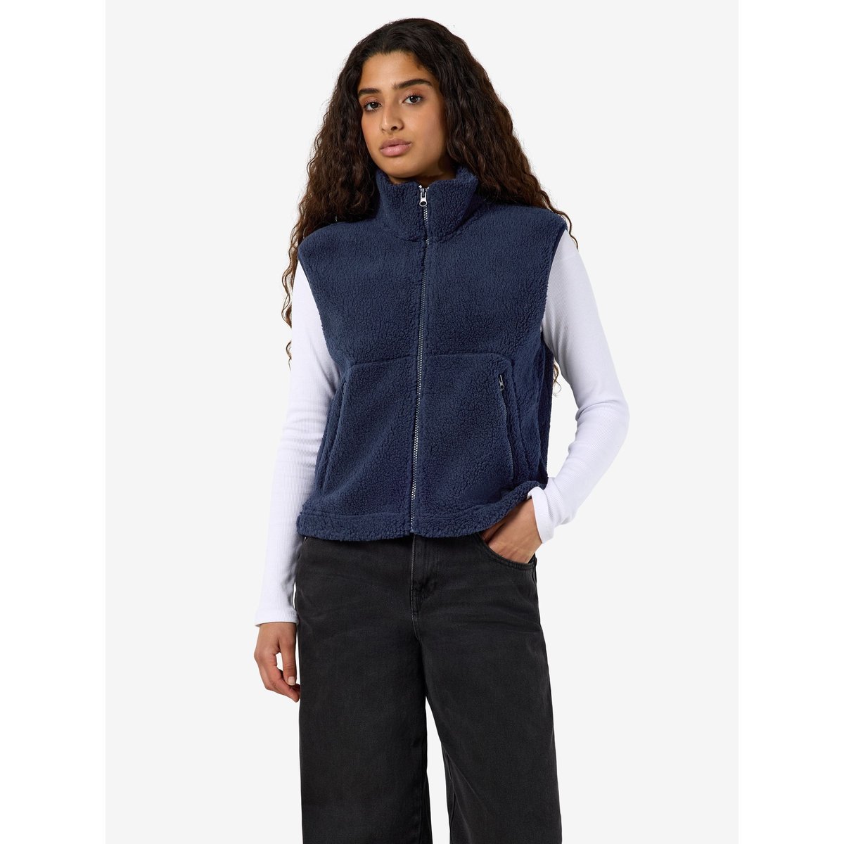 Gilet Sans Manches bleu - navy blazer1, NOISY MAY