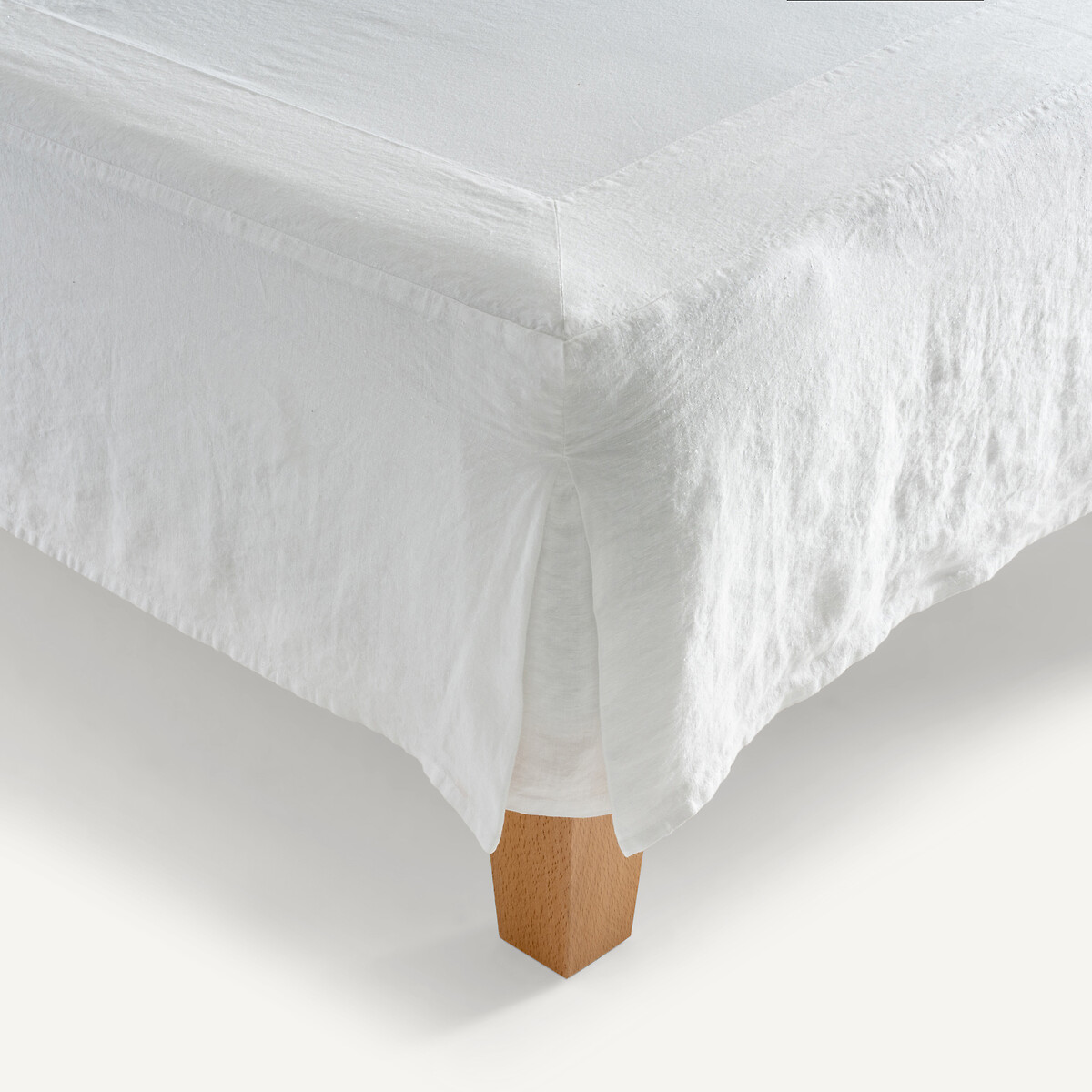 Cache-sommier en chanvre lavé, Kanamo blanc ecume, AM.PM