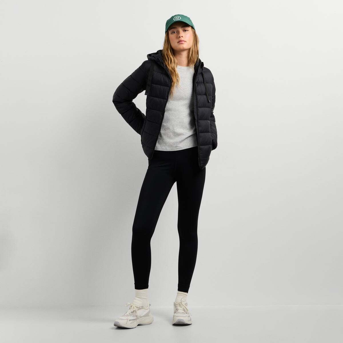 Doudoune Matelassée Avec Capuche noir, PEPE JEANS